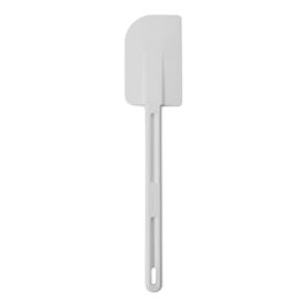 Scraper Spatula/Food Scraper 13.5-Inch Dishwasher Safe White Heavy Duty Rubber Silicone Spatula for Resturant/Home Cooking/Baking